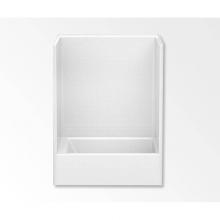 Aquatic AC003422-L-TO-WH - 6036STT One-Piece Tub Shower