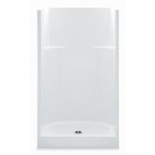 Aquatic 1343C-WH - Gelcoat Smth Wall Shwr