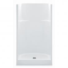 Aquatic 1363CNT-WH - Gelcoat Smth Wall Shwr