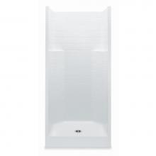 Aquatic 1363CT-WH - Gelcoat Textured Tile Shwr