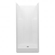 Aquatic 1363DTC-WH - Gelcoat Diagonal Tile Shwr