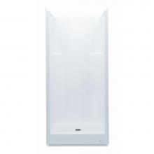 Aquatic 1363DTCM-WH - Gelcoat Diagonal Tile Shwr; Above Floor Rough
