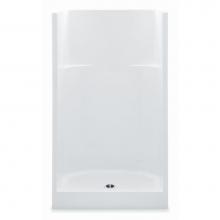 Aquatic 1423CM-WH - Gelcoat Smth Wall Shwr; Above Floor Rough