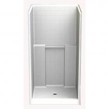 Aquatic 1423CTT-WH - Gelcoat Smth Tile Shwr