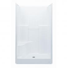 Aquatic 1483DTSL-WH - Gelcoat Diagonal Tile Shwr Seat