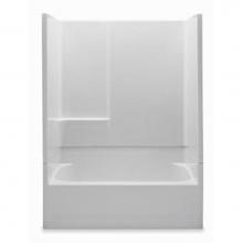 Aquatic 2543N2PR-WH - 2-Pc Gelcoat Tub-Shwr
