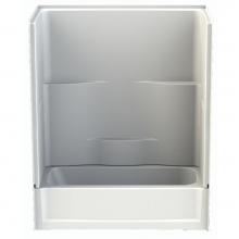 Aquatic 2603302PR-WH - 2-Pc Gelcoat Tub-Shwr