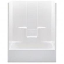 Aquatic 2603SGMSCR-WH - Gelcoat Supercore Tub-Shwr; Above Floor Rough