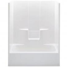 Aquatic 2603SGTL-WH - Gelcoat Smth Wall Tub-Shwr