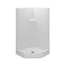 Aquatic AC003490-000-WH - 1382NAC Corner Shower