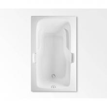 Aquatic AC003284-UNI-WPL-WH - Montrose II Elements Drop-in Bathtub