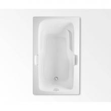 Aquatic AC003285-UNI-WPB-WH - Montrose II Stocking Drop-in Bathtub