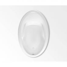 Aquatic AC003328-UNI-WPL-WH - Starla Elements Drop-in Bathtub