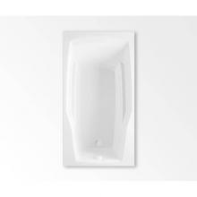 Aquatic AC003229-UNI-WPB-WH - Derby 1X Drop-in Bathtub