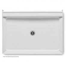 Aquatic 4834APANB-WH - Acrylic Shwr Pan