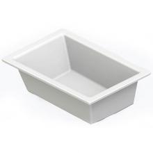 Aquatic AC003348-UNI-WPV-WH - W6042DMIN Drop-in Bathtub