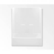 Aquatic AC003364-R-TO-WH - 260330M AFR One-Piece Tub Shower
