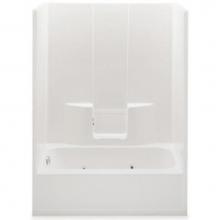 Aquatic 6036SGML-LN - Gelcoat Smth Wall Tub-Shwr; Above Floor Rough