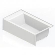 Aquatic 6636SMINMR-WH - 6636SMINMR-WH Plumbing Soaking Tubs