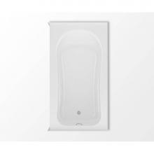 Aquatic AC003235-R-TO-WH - Dossi 30 Stocking Alcove Bathtub