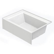 Aquatic AC003089-L-WPV-WH - 6042SMIN Alcove Bathtub