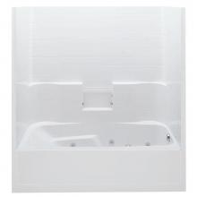Aquatic 7236STL-WH - Gelcoat Smth Tile Tub-Shwr