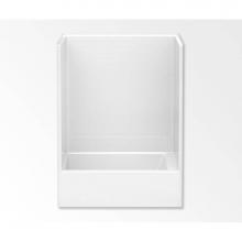 Aquatic AC003412-R-TO-WH - 6032STT One-Piece Tub Shower