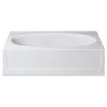 Aquatic AC003055-R-TO-WH - 2603OSN Alcove Bathtub