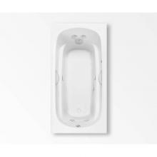 Aquatic AC003313-R-WPE-WH - Santa Cruz Alcove Bathtub