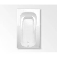 Aquatic AC003185-R-TO-WH - Cariani Elements Alcove Bathtub