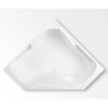 Aquatic AC003306-FC-WPB-WH - Preakness Stocking Corner Bathtub