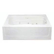 Aquatic AC003085-L-WPV-WH - 6042H Alcove Bathtub