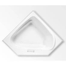 Aquatic AC003287-FL-WPL-WH - Morandi Elements Corner Bathtub