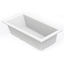 Aquatic AC003091-UNI-WPV-WH - 6636DMIN Drop-In Bathtub