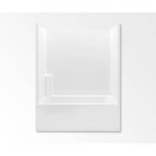 Aquatic AC003377-R-TO-WH - 2603CT One-Piece Tub Shower