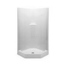 Aquatic AC003492-000-WH - 1382NAT Corner Shower