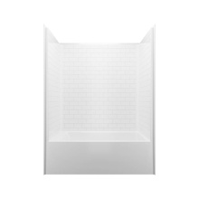 Aquatic AC003434-R-TO-WH - 6030STT One-Piece Tub Shower
