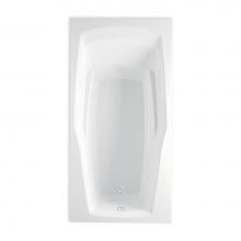 Aquatic 4360530-WH - Ascot I Acrylic Soaker