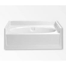 Aquatic AC003057-BC-TO-WH - 2603OTM AFR Alcove Bathtub