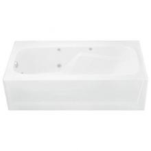 Aquatic AC003059-L-WPV-WH - 2720SK Alcove Bathtub