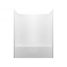 Aquatic AC003435-L-TO-WH - 6030STTM AFR One-Piece Tub Shower