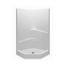 Aquatic AC003489-000-WH - 1382NA2P Corner Shower