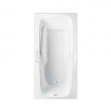 Aquatic AC003268-UNI-WPV-WH - Jasmine I Drop-in Bathtub