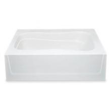 Aquatic AC003074-R-TO-WH - 6036HM AFR Alcove Bathtub