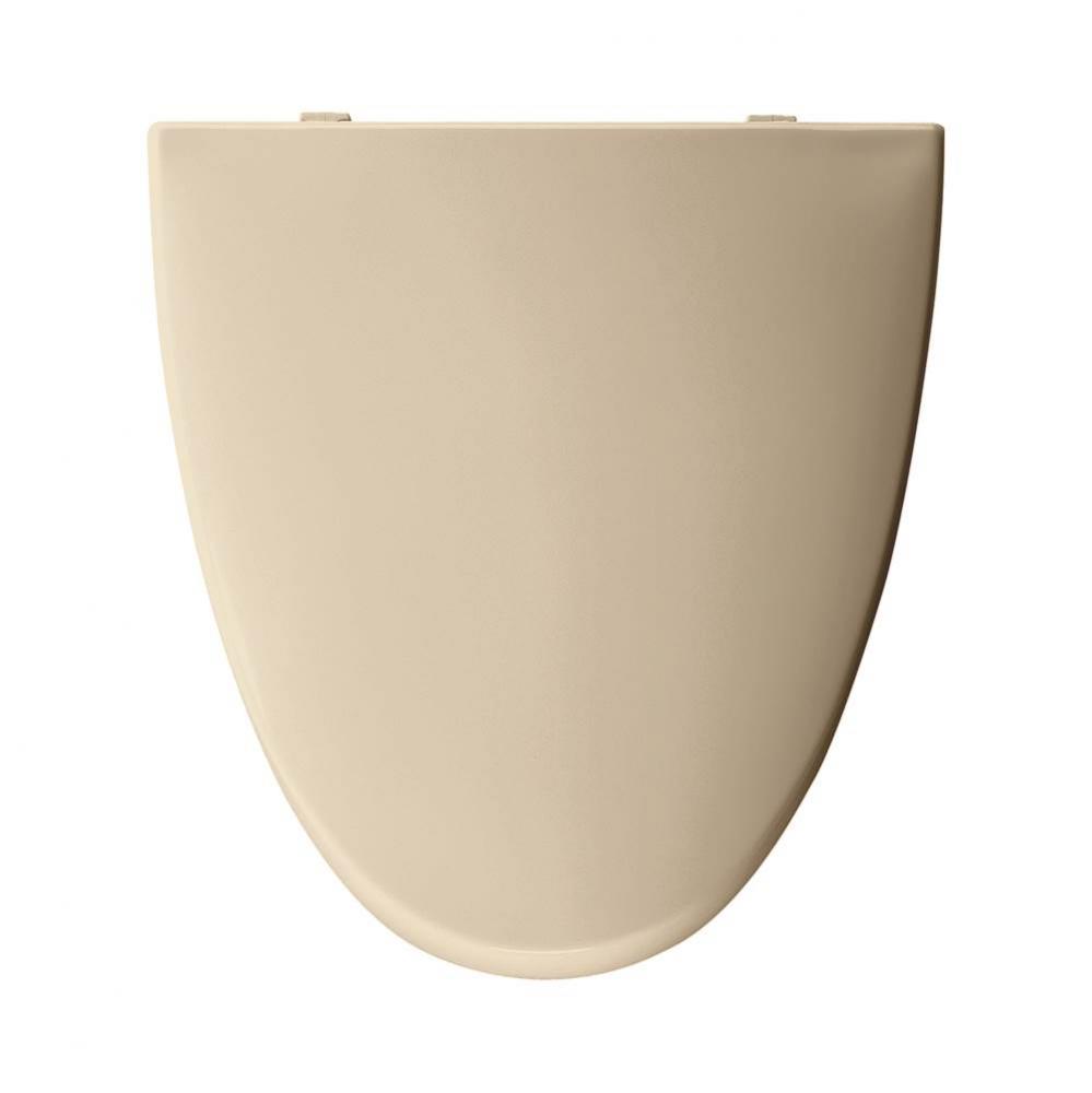 Elongated Plastic Toilet Seat in Bone