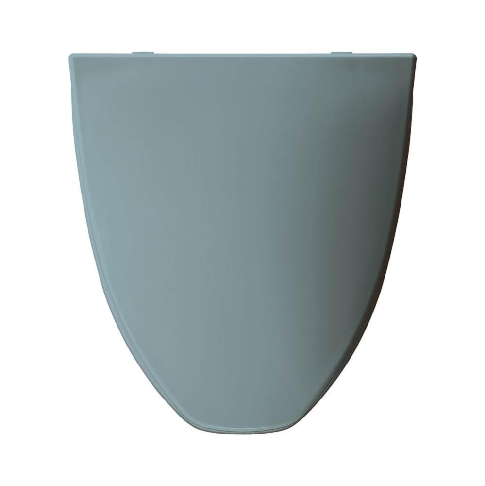 Elongated Plastic Toilet Seat in Regency Blue