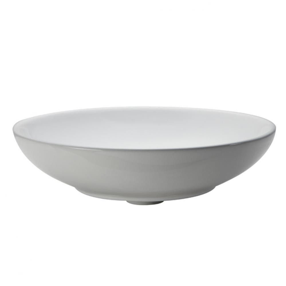 Above-Counter Round Lavatory White
