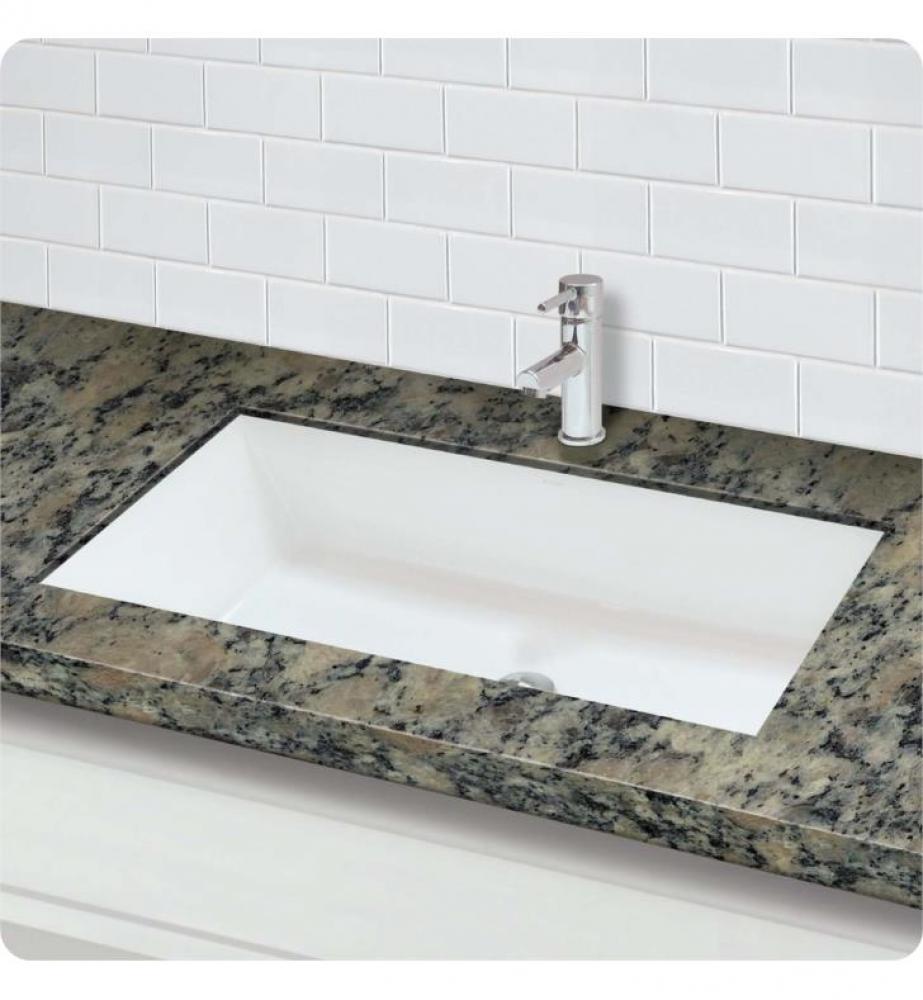 Solid Surface Rectangular Undermount Lavatory