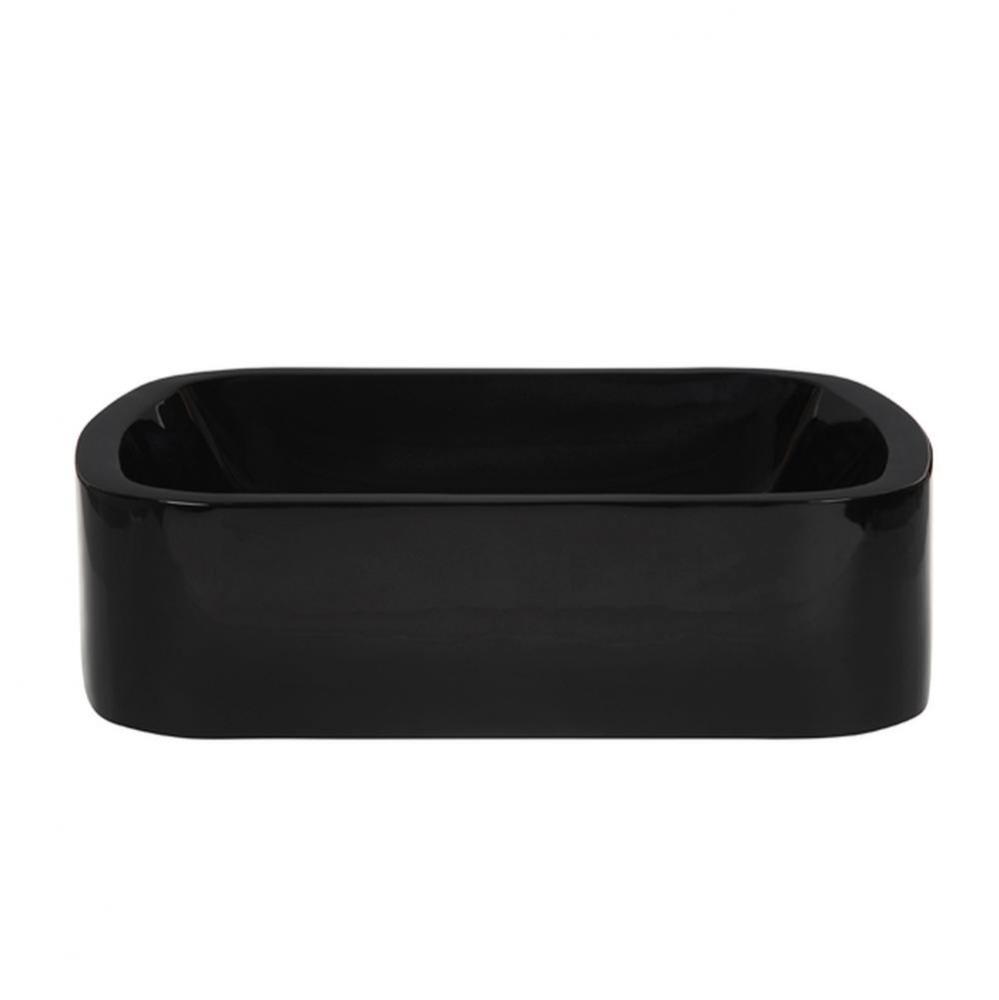 Obsidian Rectangular Above-Counter Resin Lavatory