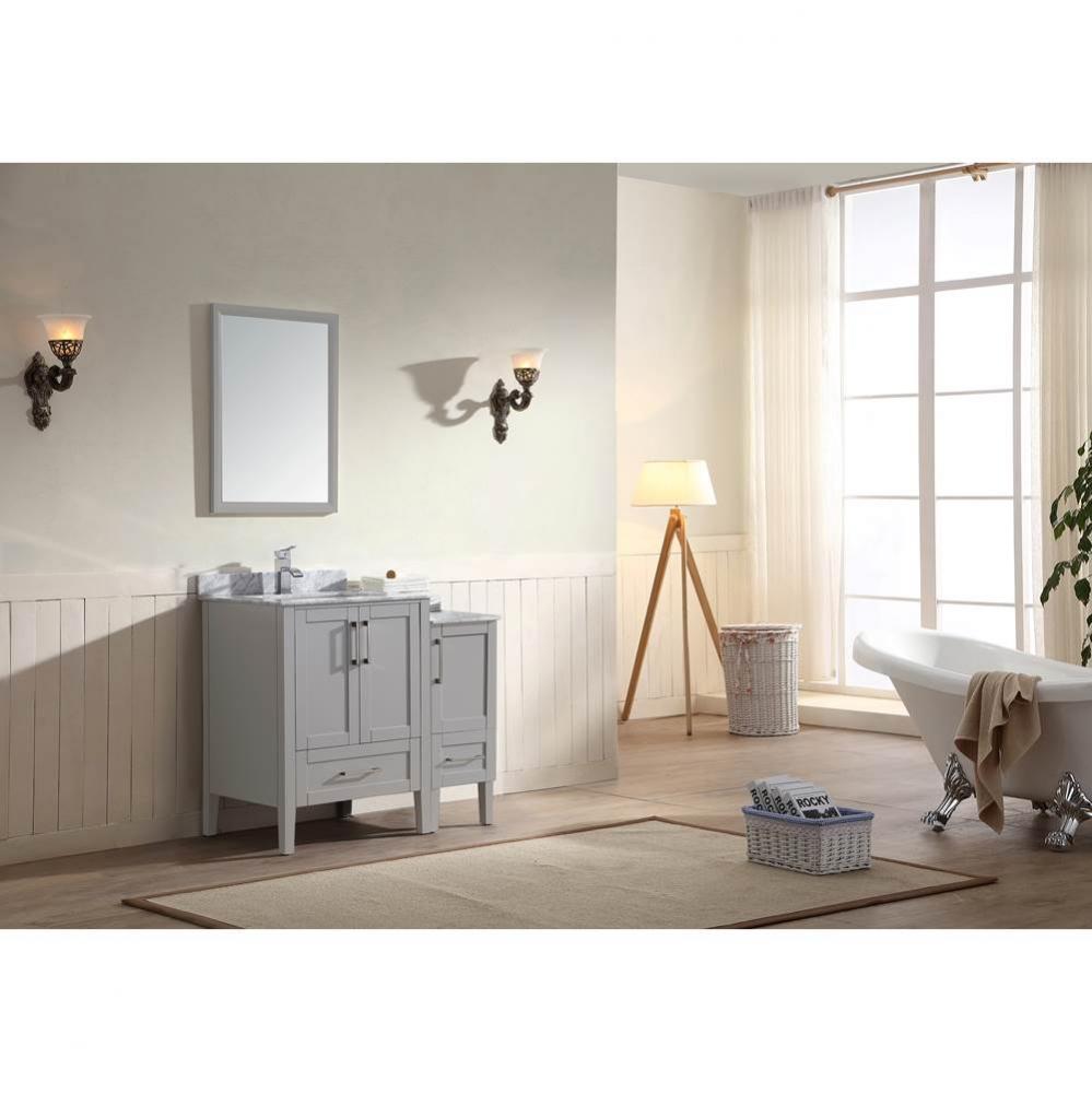 Dawn® Ross Series Light Grey Vanity set